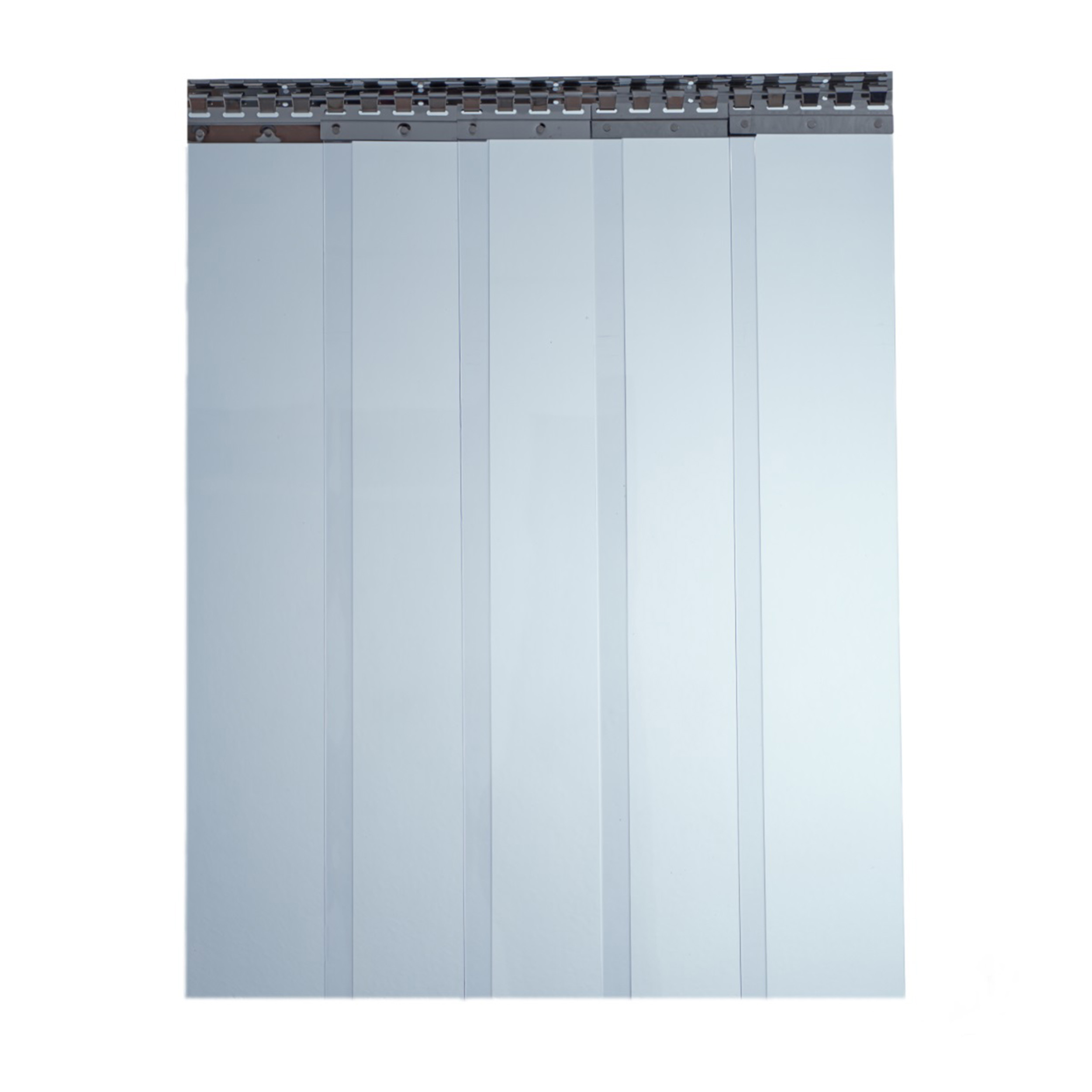 PVC Streifen Meterware BLAU-TRANSPARENT – Bild 2