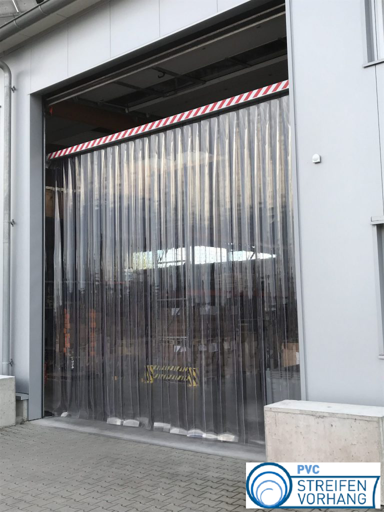 PVC Streifenvorhang glasklar