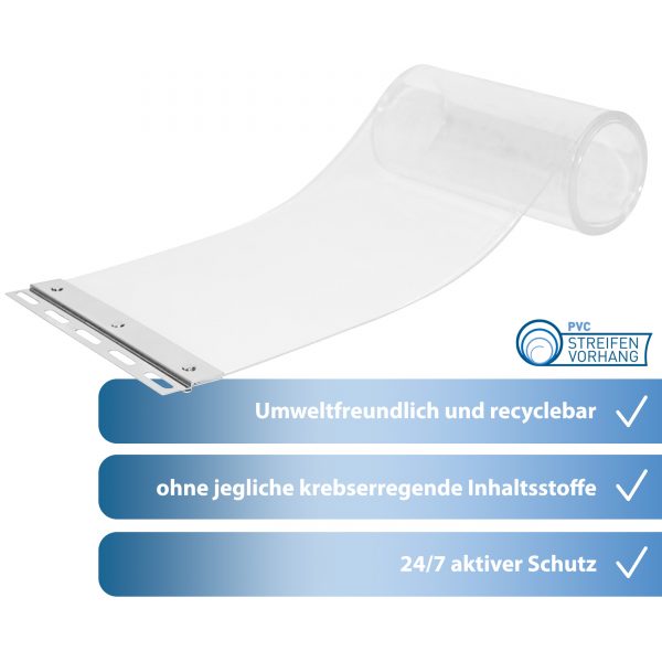 PVC Rollenware transparent glasklar – Bild 3