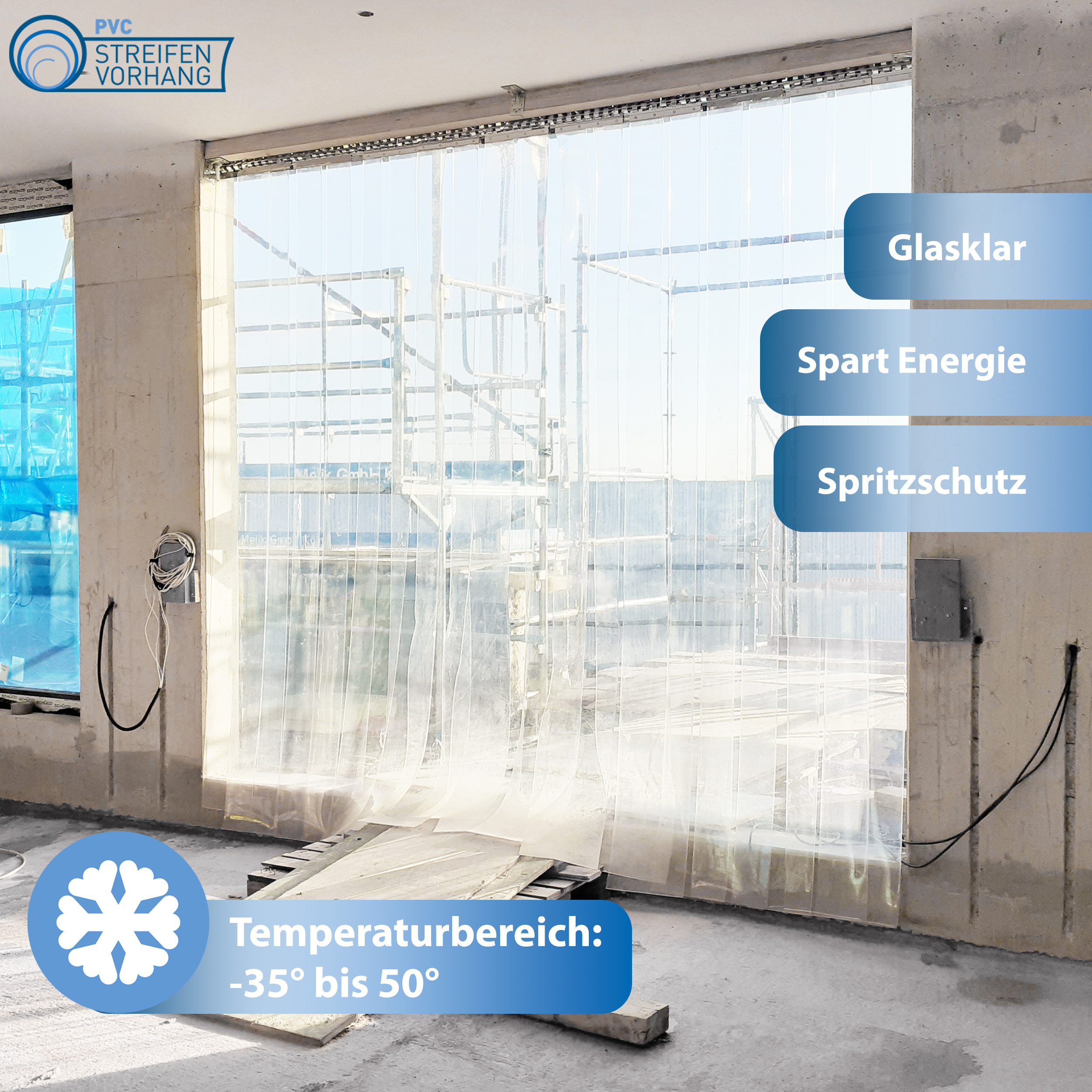 PVC Rollenware transparent glasklar – Bild 5