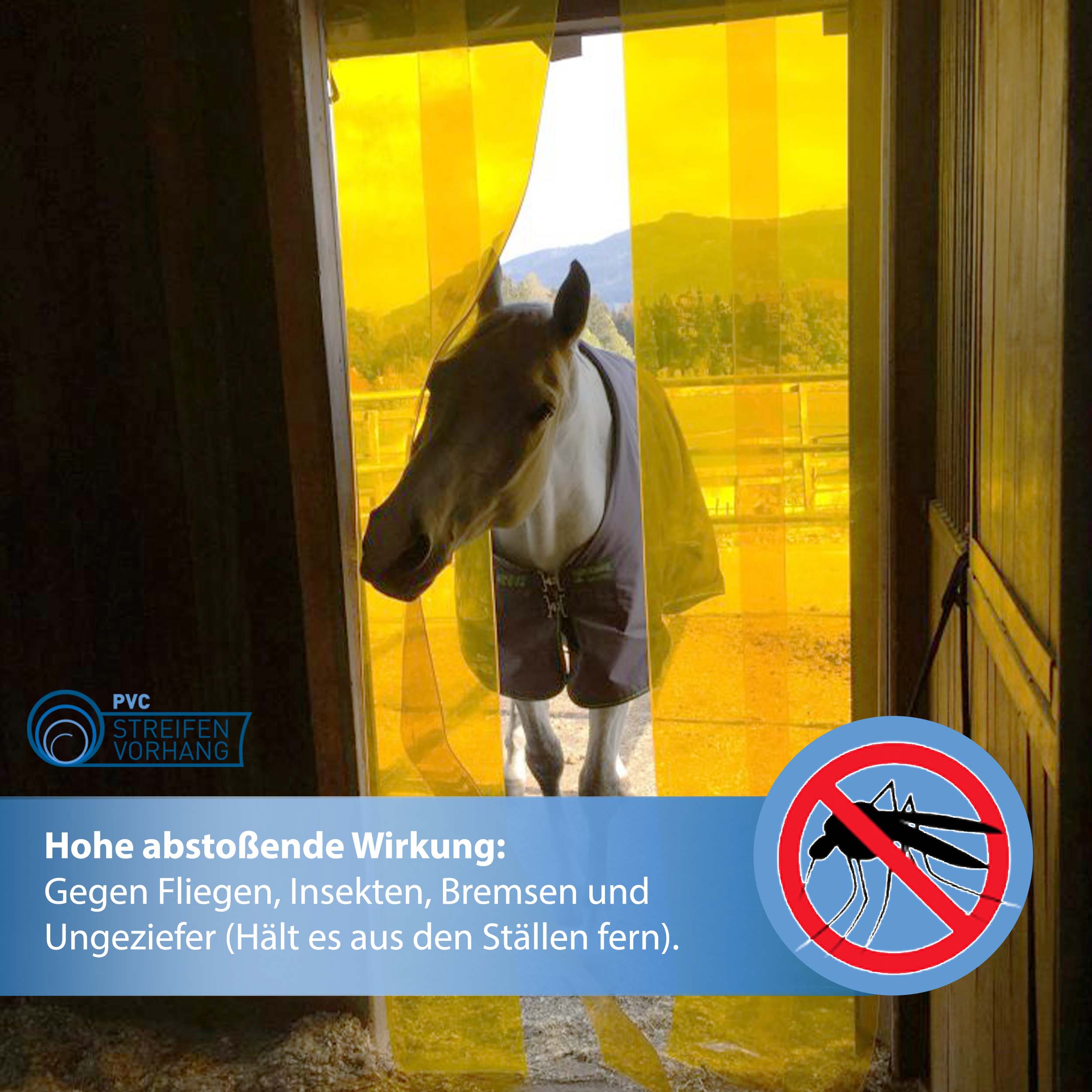 PVC Streifen Meterware STALLVORHANG – Bild 5
