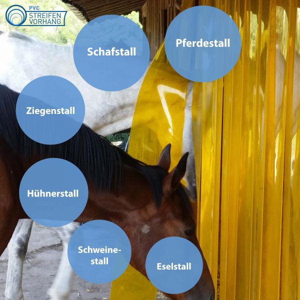 PVC Streifen Meterware STALLVORHANG – Bild 6