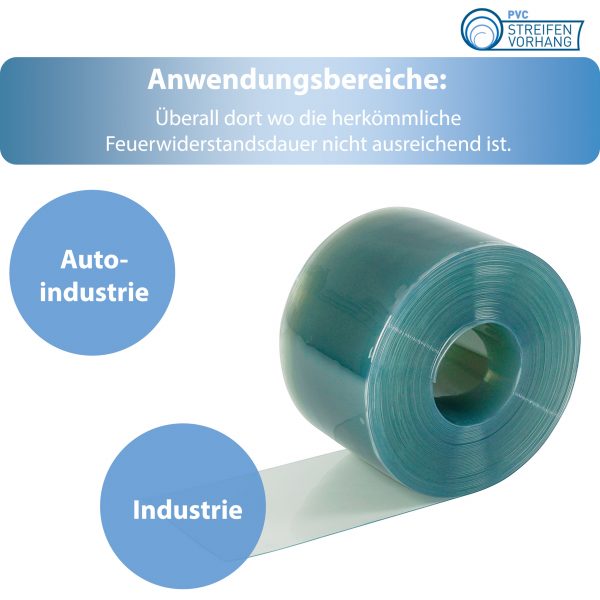 PVC Streifen Meterware FEUERHEMMEND – Bild 6