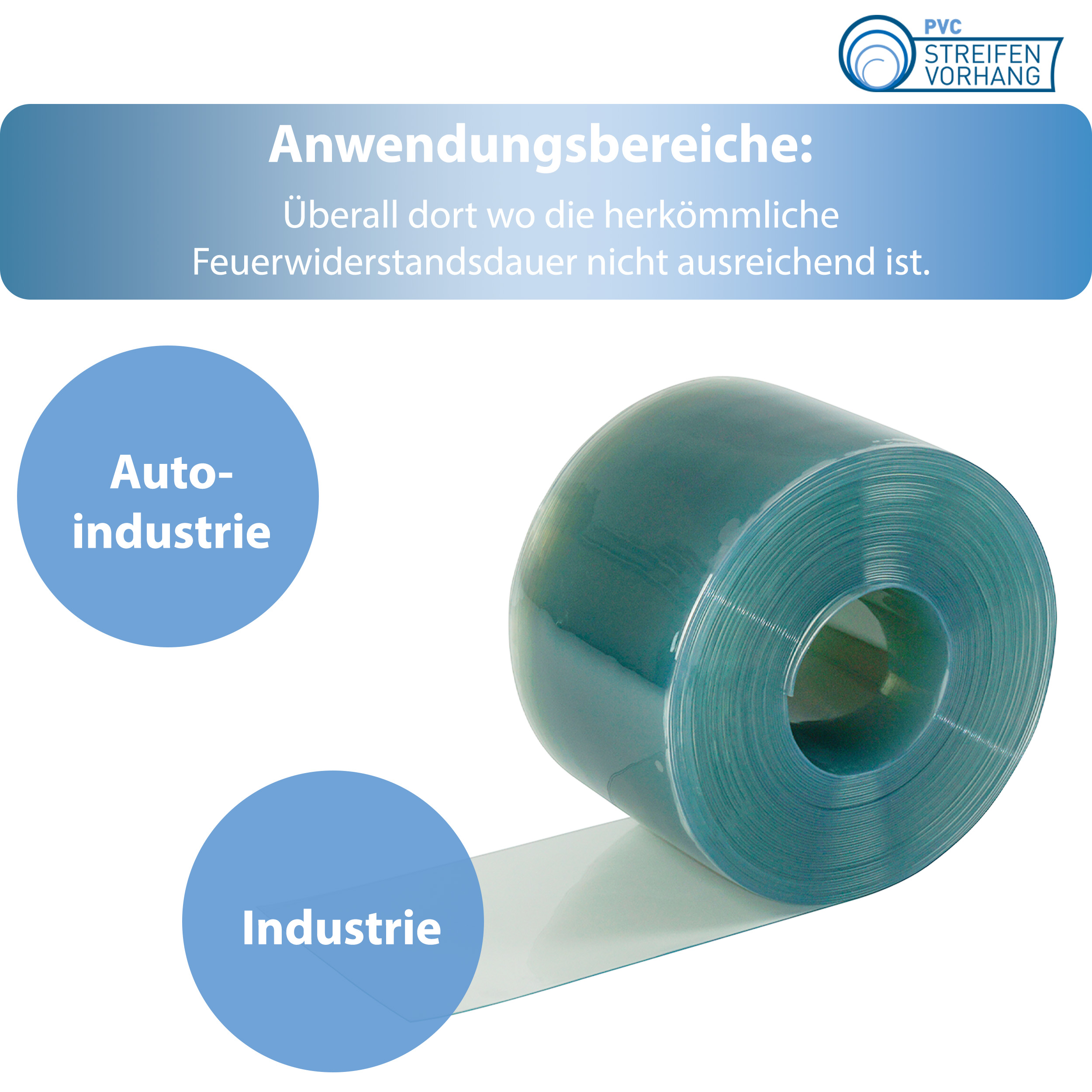 PVC Streifen Meterware FEUERHEMMEND – Bild 6