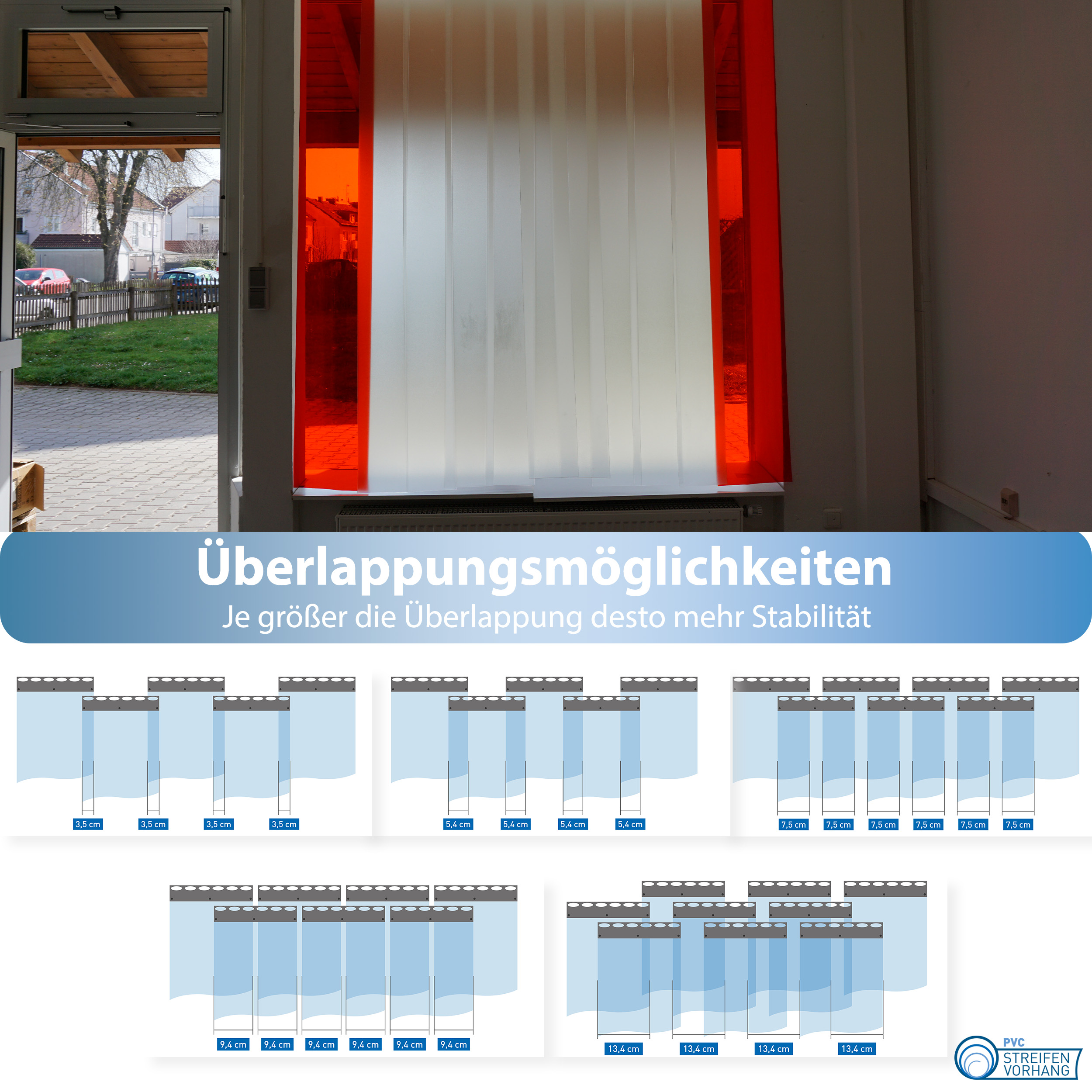 PVC Streifen Meterware MATTIERT – Bild 8
