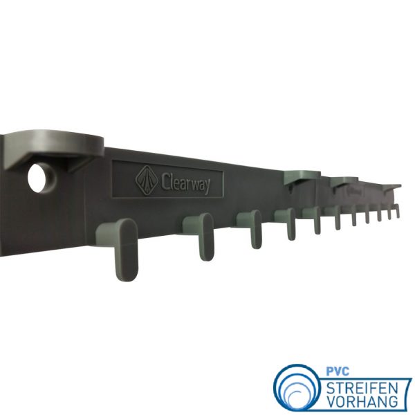 PVC Vorhang Kunststoff Hakenleiste