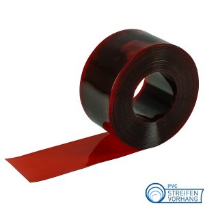 PVC Rolle rot transparent Signalstreifen