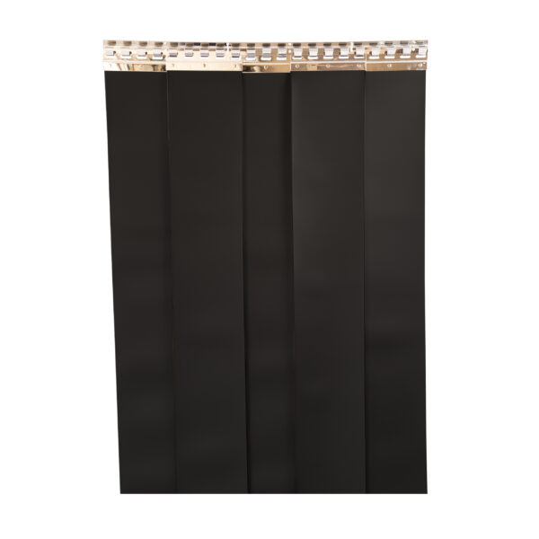 PVC Streifen Meterware Schwarz matt – Bild 3